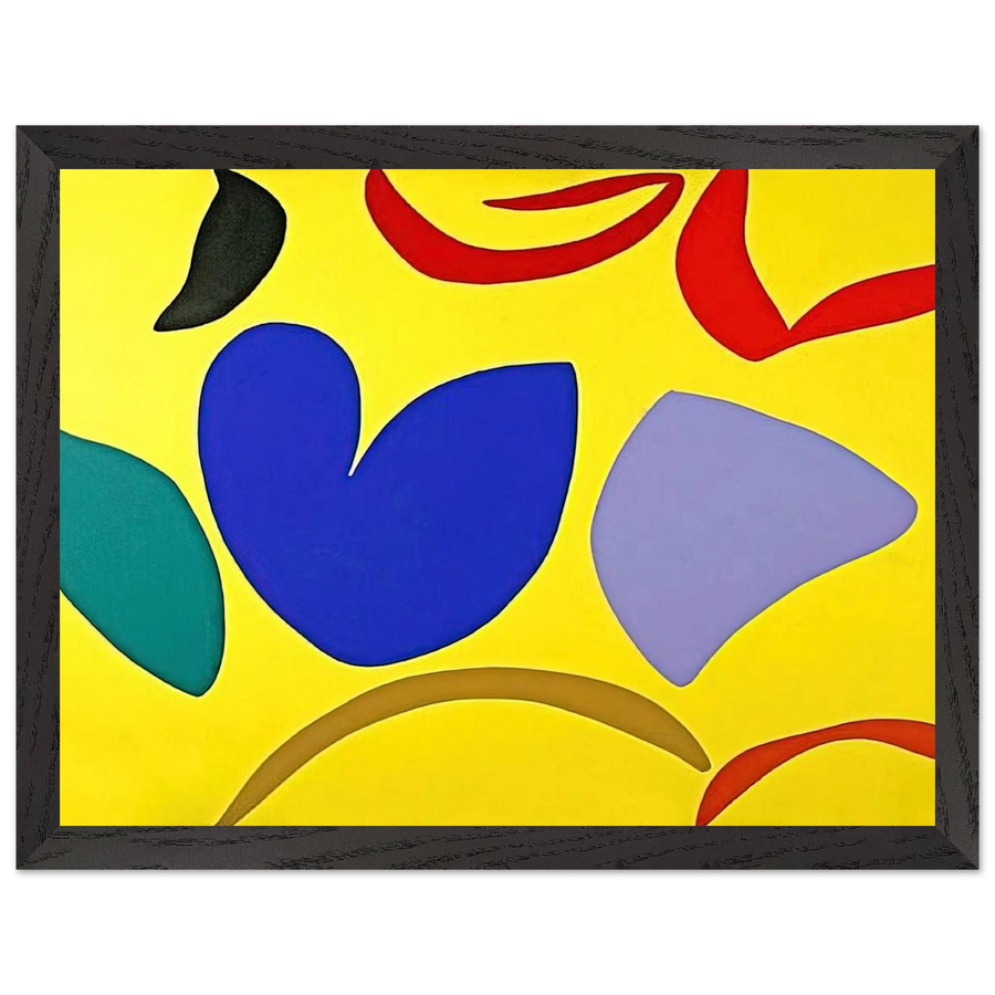 M-yellow - 1965 by Ray Parker — Framed art print at Zephyeer