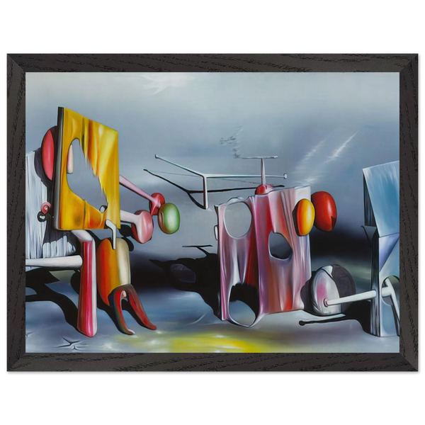 Reply to Red by Yves Tanguy — Framed art print at Zephyeer