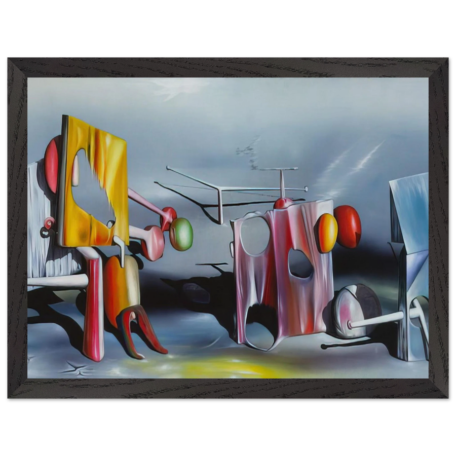 Reply to Red by Yves Tanguy — Framed art print at Zephyeer
