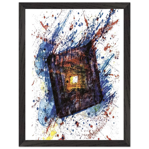Falling Star  L. L249 by Sam Francis — Framed art print at Zephyeer