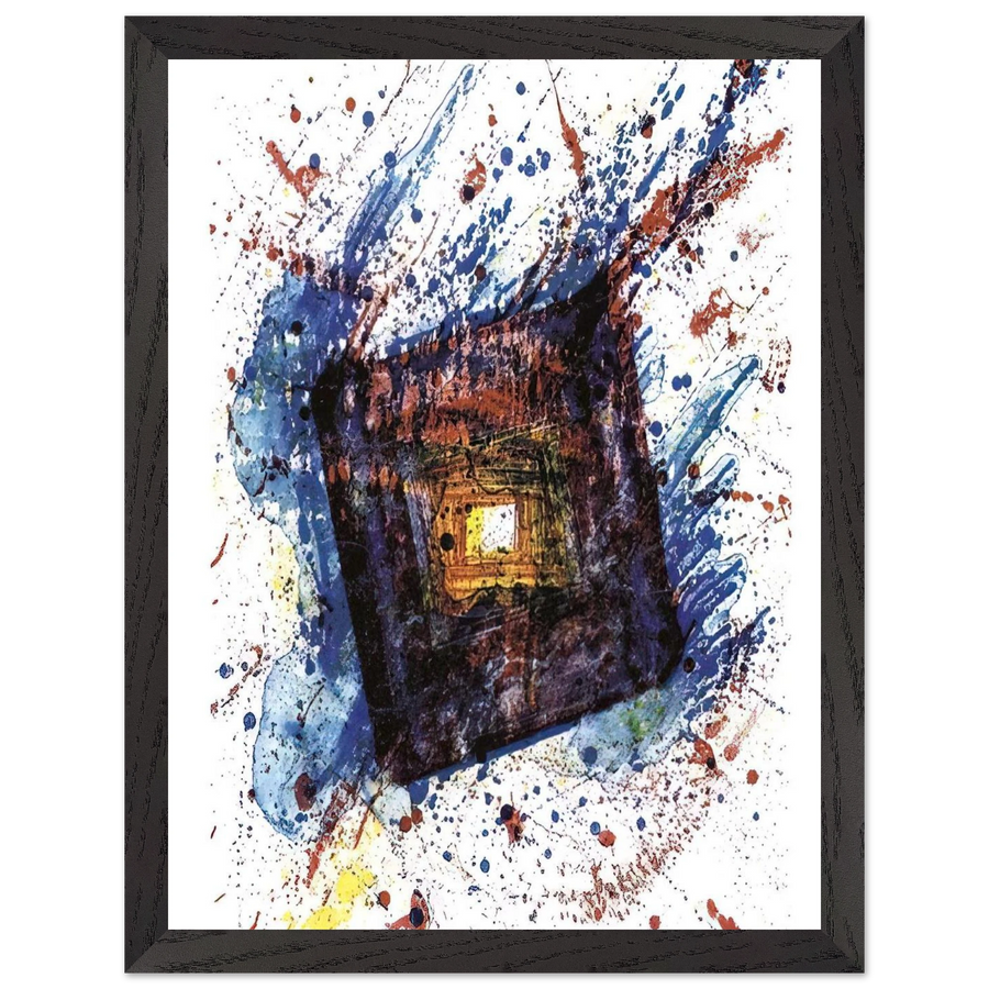Falling Star  L. L249 by Sam Francis — Framed art print at Zephyeer