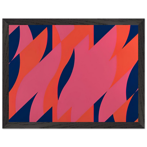 RED WITH RED 1 2007 by Bridget Riley — Framed art print at Zephyeer