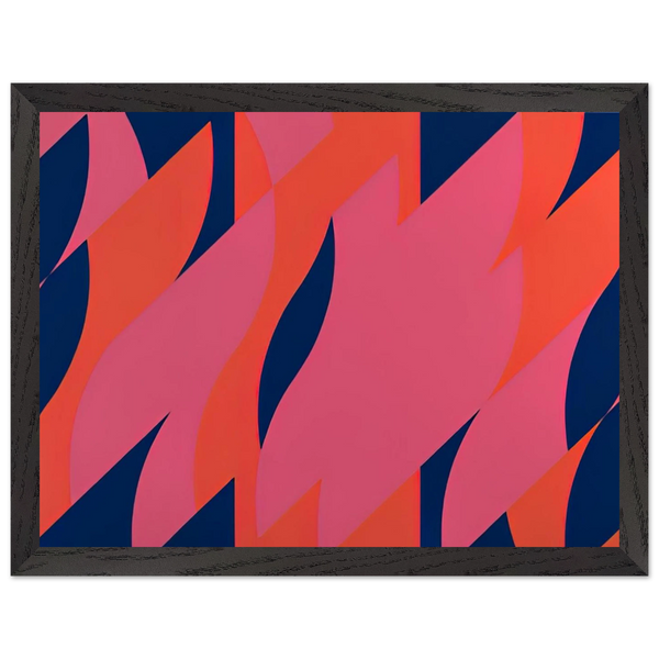 RED WITH RED 1 2007 by Bridget Riley — Framed art print at Zephyeer