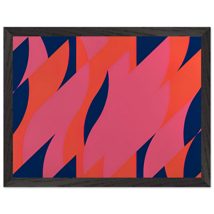 RED WITH RED 1 2007 by Bridget Riley — Framed art print at Zephyeer