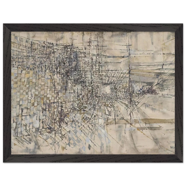 La Garde Des Anges - 1950 by Maria Helena Vieira da Silva — Framed art print at Zephyeer