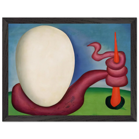 The Egg by Tarsila do Amaral — Framed art print at Zephyeer