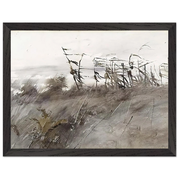 NOVEMBER FIRST 1950 by Andrew Wyeth — Framed art print at Zephyeer