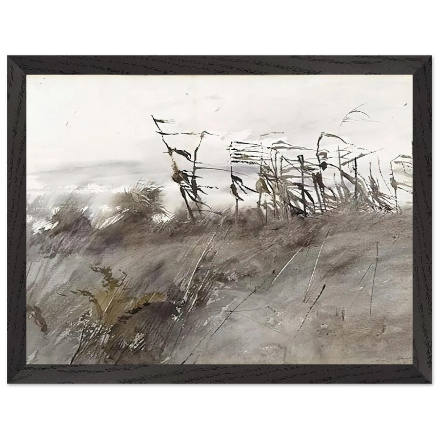 NOVEMBER FIRST 1950 by Andrew Wyeth — Framed art print at Zephyeer