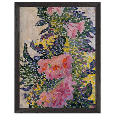 Flowers by Henri-Edmond Cross — Framed art print at Zephyeer