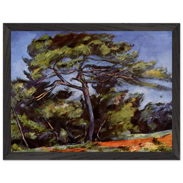 The Great Pine by Paul Cézanne — Framed art print at Zephyeer