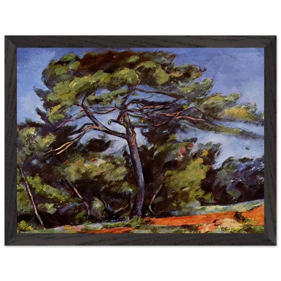 The Great Pine by Paul Cézanne — Framed art print at Zephyeer