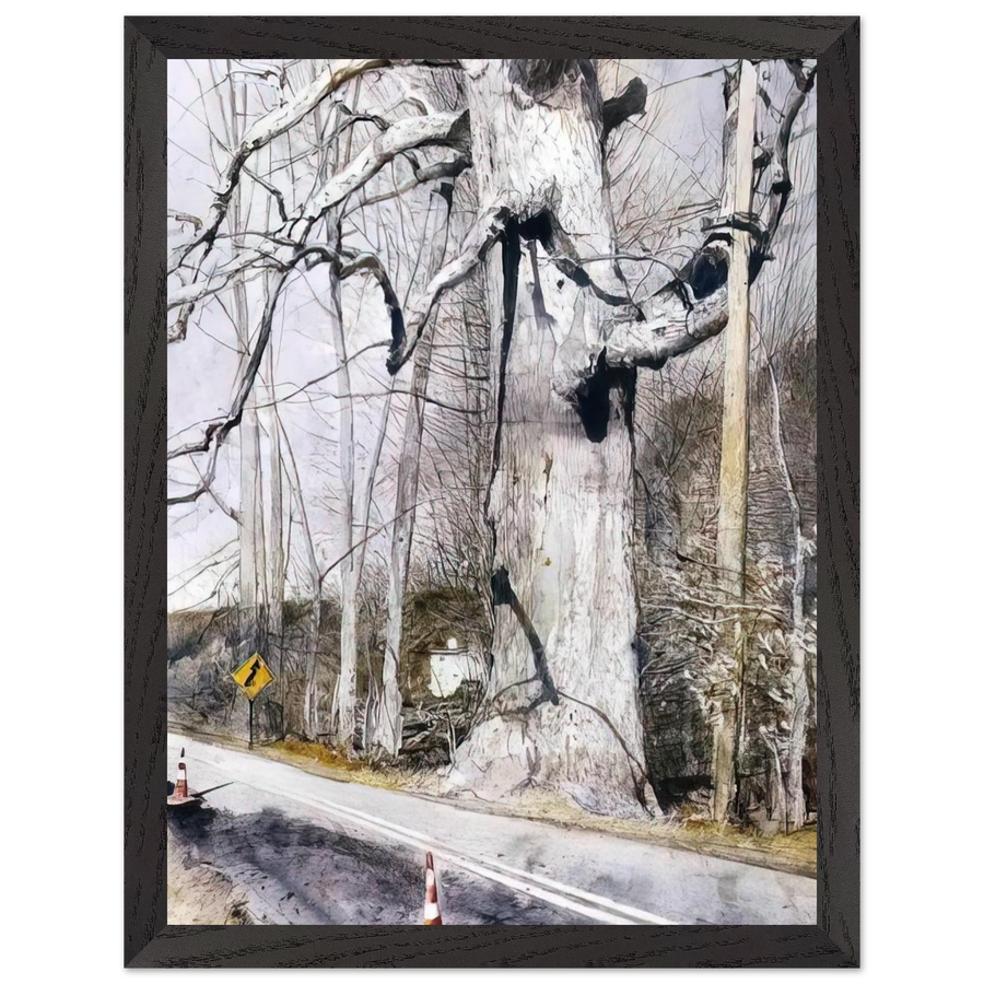 WALKING STICK by Andrew Wyeth — Framed art print at Zephyeer