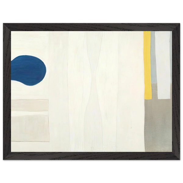 Blue Form on White - 1964 by William Scott — Framed art print at Zephyeer