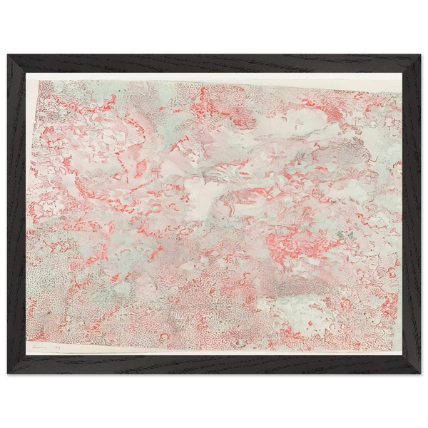 Anaglyphic View, Moon Rocks, Stereoscopic Image of Lunar Surface - 1973 by Nancy Graves — Framed art print at Zephyeer