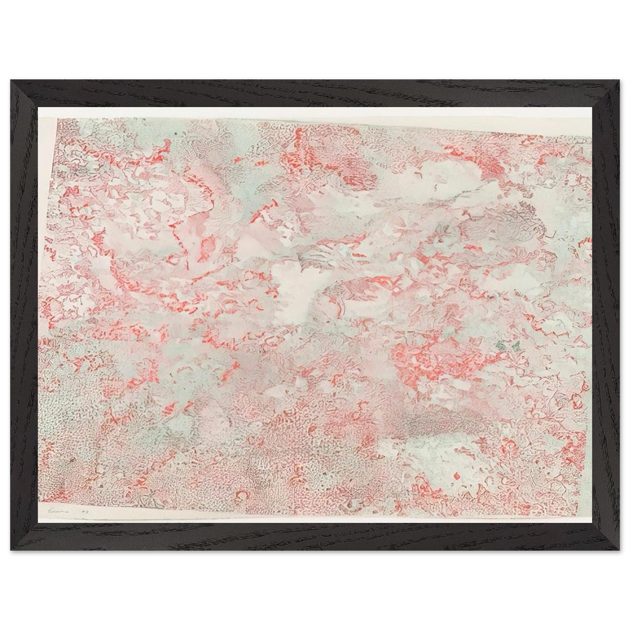 Anaglyphic View, Moon Rocks, Stereoscopic Image of Lunar Surface - 1973 by Nancy Graves — Framed art print at Zephyeer