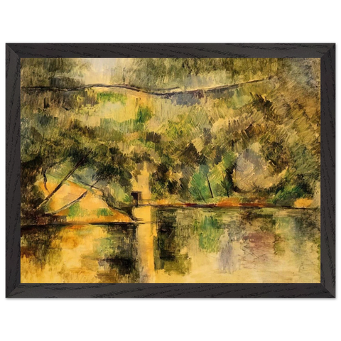 Reflections in the Water by Paul Cézanne — Framed art print at Zephyeer