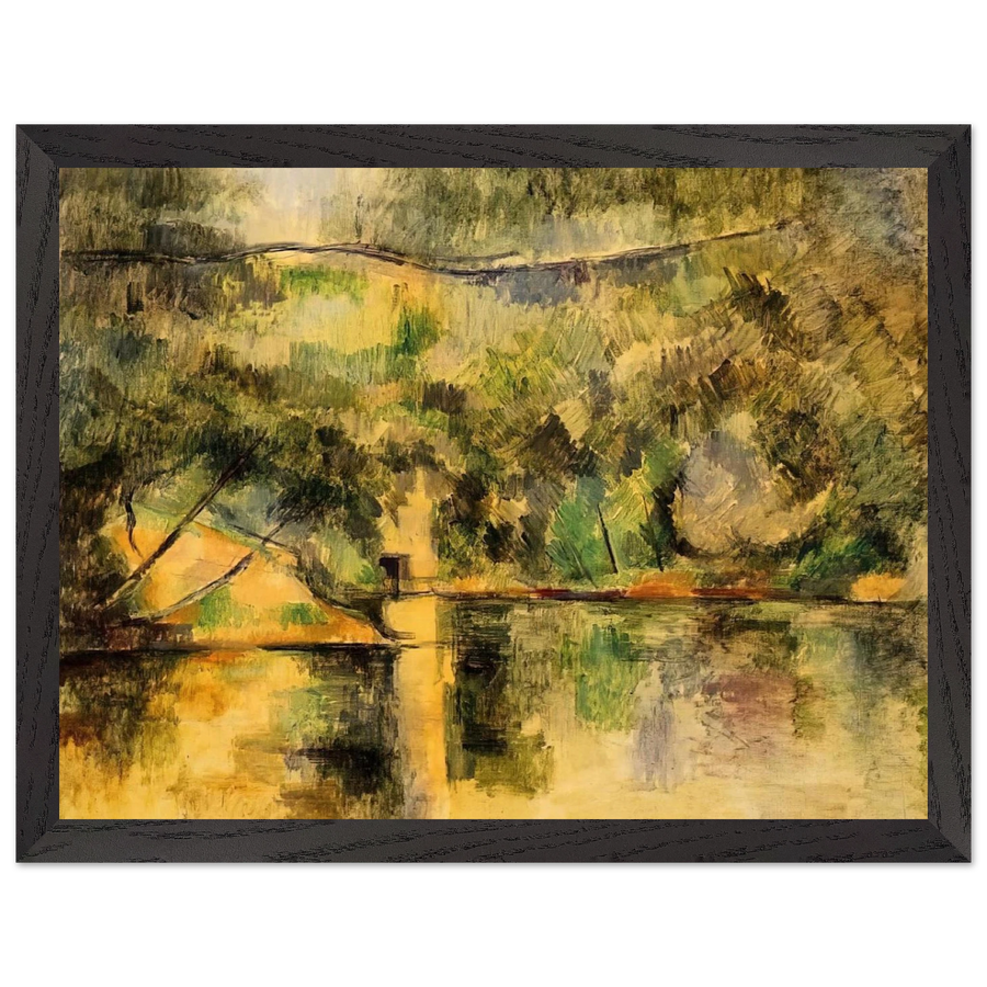Reflections in the Water by Paul Cézanne — Framed art print at Zephyeer