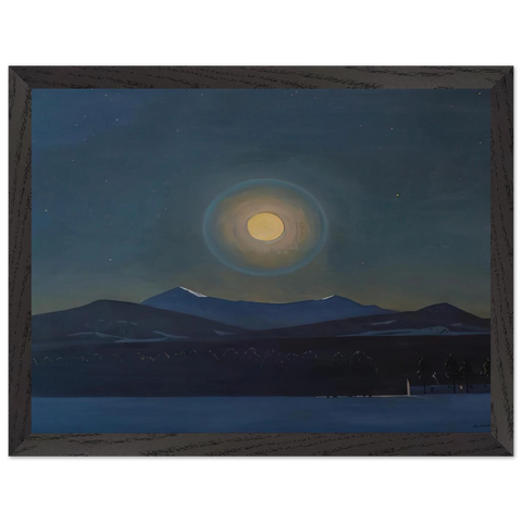 Moonlight, Winter by Rockwell Kent — Framed art print at Zephyeer