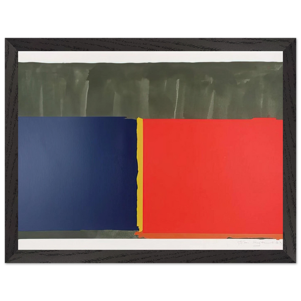 Red, Blue - 1969 by John Hoyland — Framed art print at Zephyeer