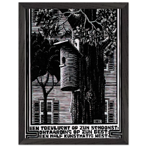 EMBLEMATA RETREAT by MC Escher — Framed art print at Zephyeer