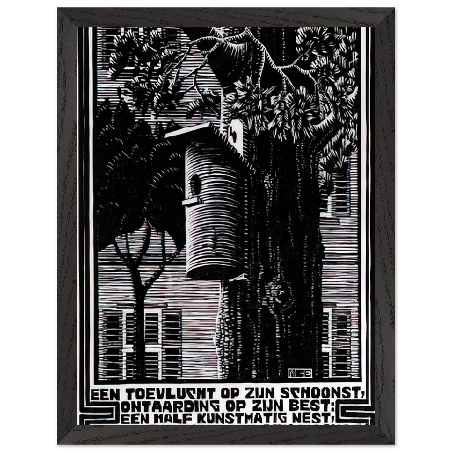 EMBLEMATA RETREAT by MC Escher — Framed art print at Zephyeer
