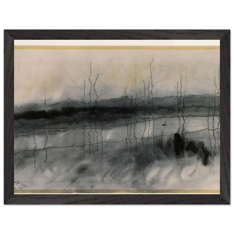 MYSTIC RIVER 1951 by Lyonel Feininger — Framed art print at Zephyeer