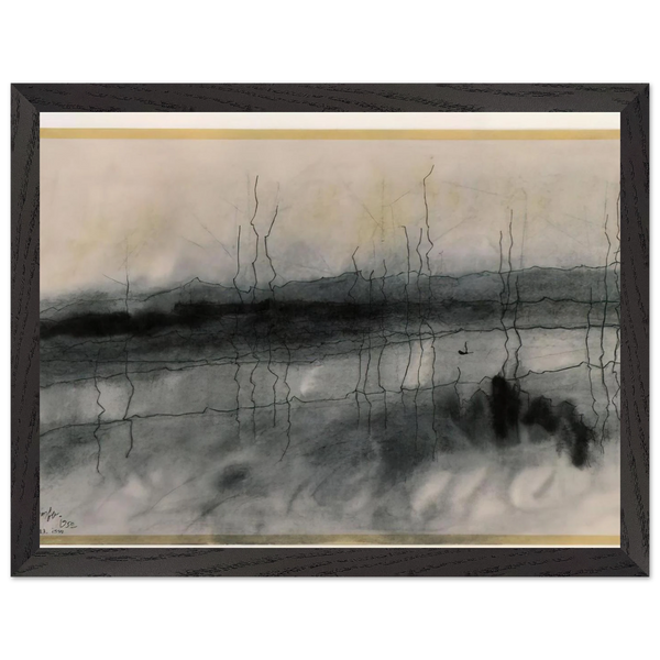 MYSTIC RIVER 1951 by Lyonel Feininger — Framed art print at Zephyeer