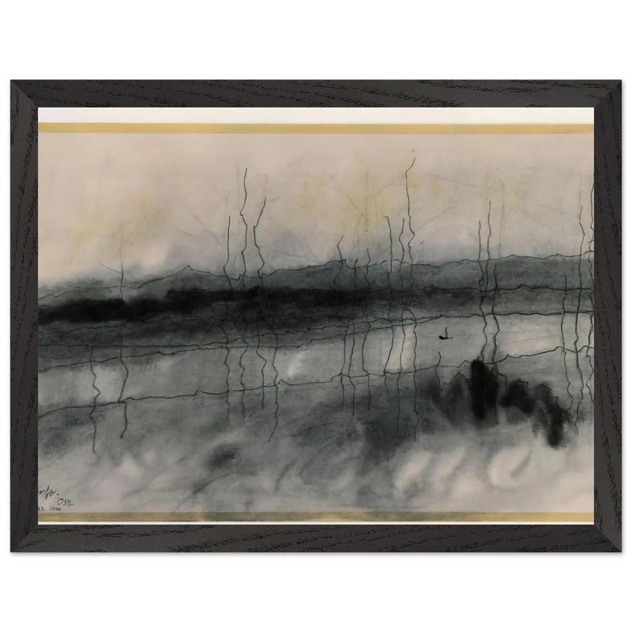 MYSTIC RIVER 1951 by Lyonel Feininger — Framed art print at Zephyeer
