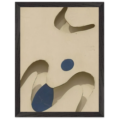 Moustaches by Jean Arp — Framed art print at Zephyeer
