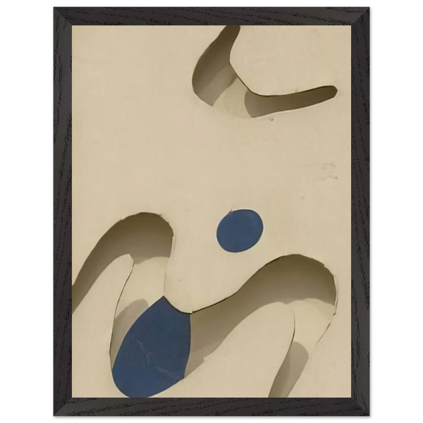 Moustaches by Jean Arp — Framed art print at Zephyeer