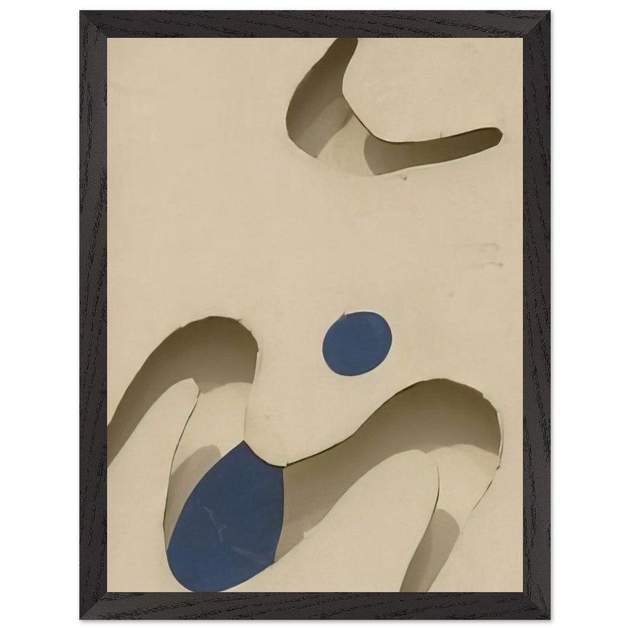 Moustaches by Jean Arp — Framed art print at Zephyeer