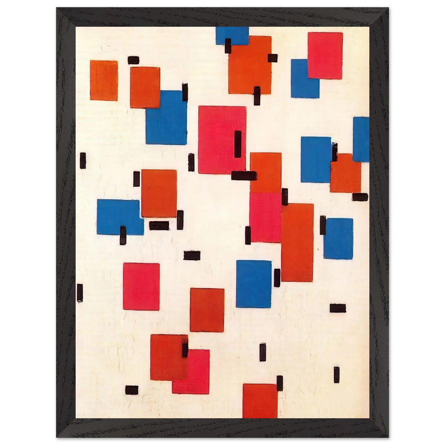Composition in Color A by Piet Mondrian — Framed art print at Zephyeer