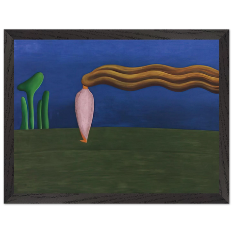 Composition Lonely Figure by Tarsila do Amaral — Framed art print at Zephyeer