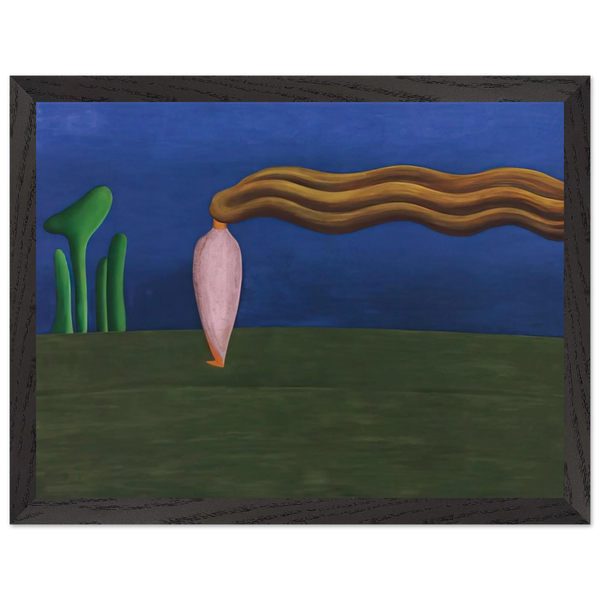 Composition Lonely Figure by Tarsila do Amaral — Framed art print at Zephyeer