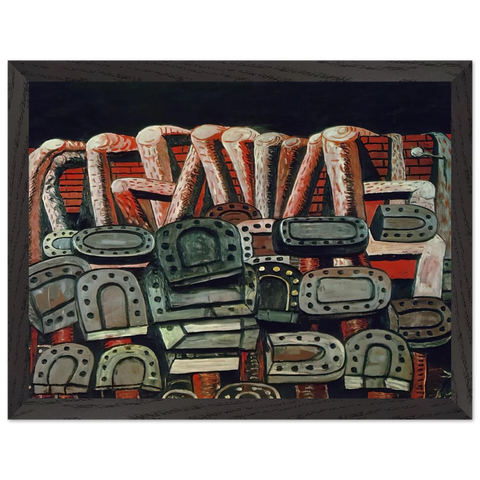 ANCIENT WALL by Philip Guston — Framed art print at Zephyeer