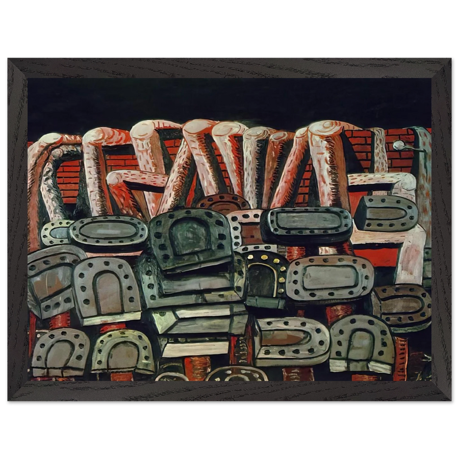 ANCIENT WALL by Philip Guston — Framed art print at Zephyeer