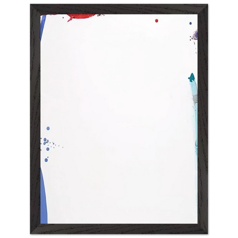 Chinese Wall  L. L101; SF-87 by Sam Francis — Framed art print at Zephyeer