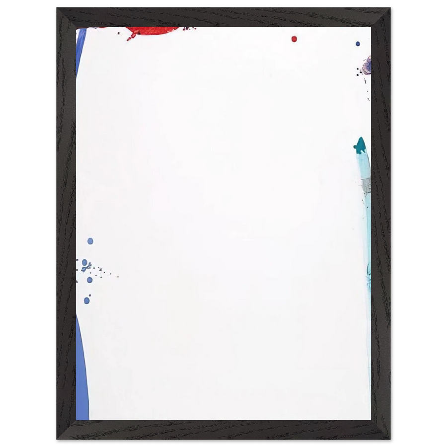 Chinese Wall  L. L101; SF-87 by Sam Francis — Framed art print at Zephyeer