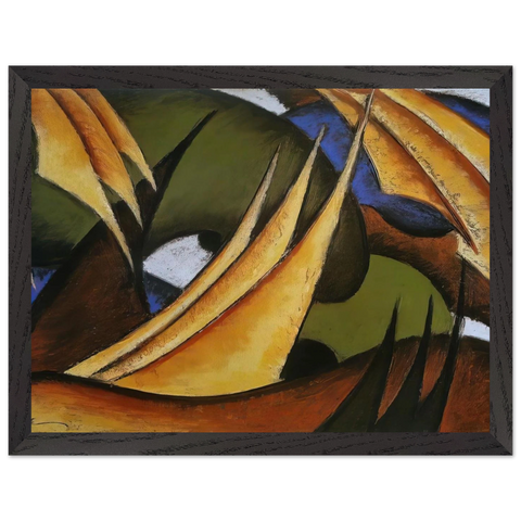 Sails - 1912 by Arthur Dove — Framed art print at Zephyeer