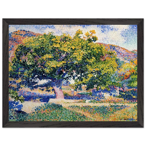 Around My House by Henri-Edmond Cross — Framed art print at Zephyeer