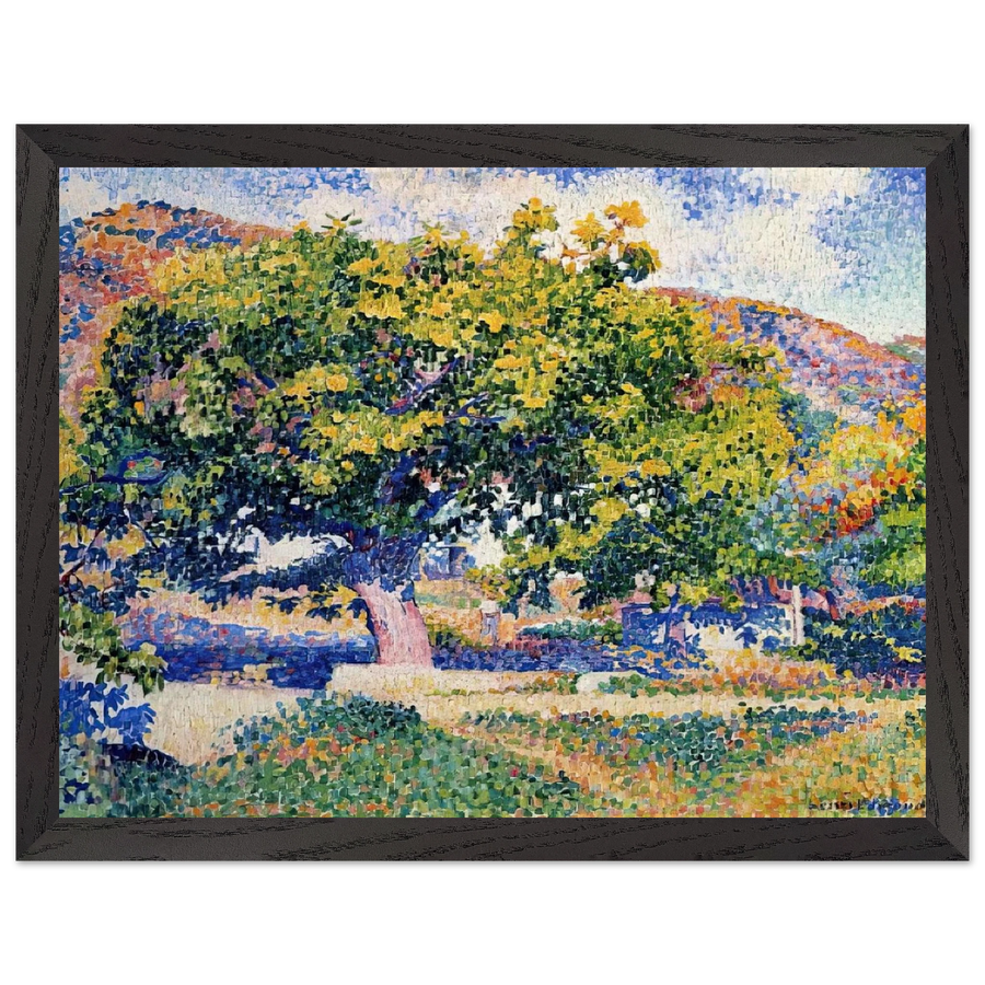 Around My House by Henri-Edmond Cross — Framed art print at Zephyeer