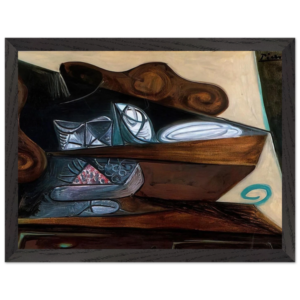 The buffet of  Catalan by Pablo Picasso — Framed art print at Zephyeer