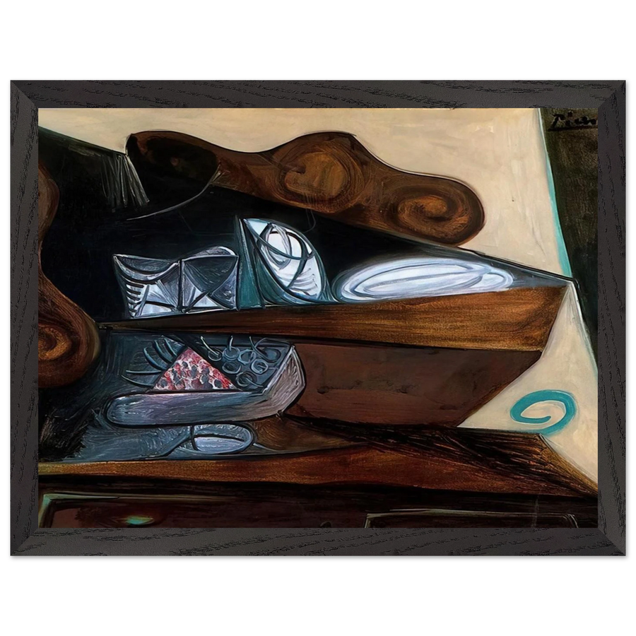 The buffet of  Catalan by Pablo Picasso — Framed art print at Zephyeer