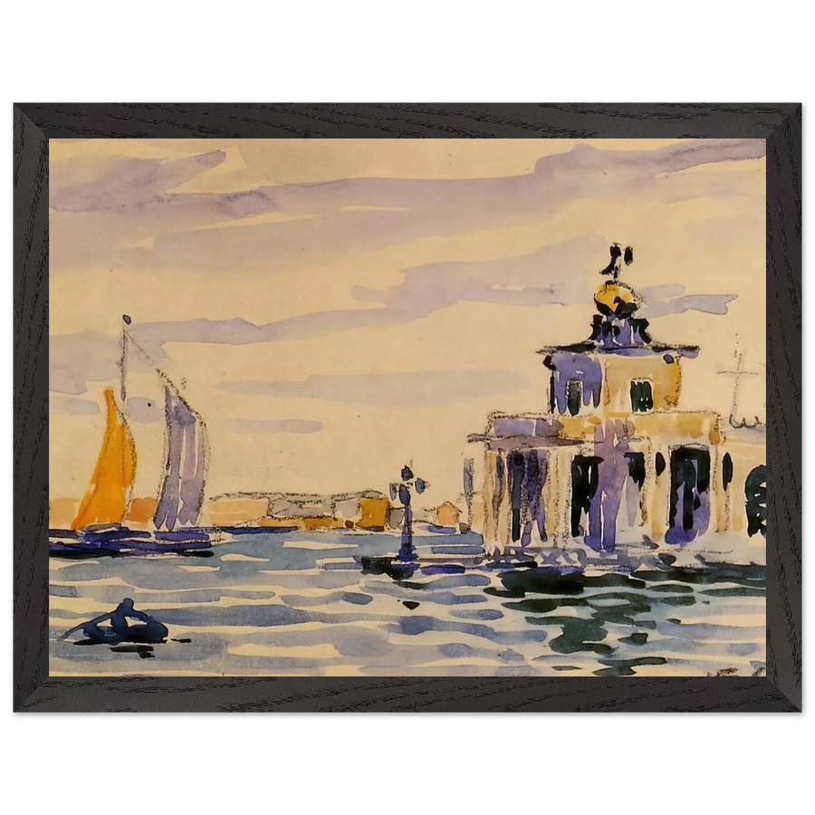 La Dogana by Henri-Edmond Cross — Framed art print at Zephyeer