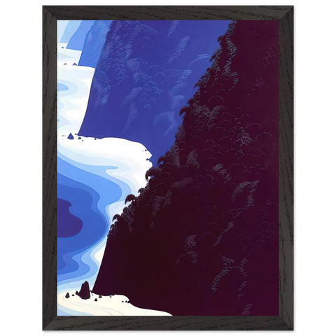 Blue Big Sur by Eyvind Earle — Framed art print at Zephyeer
