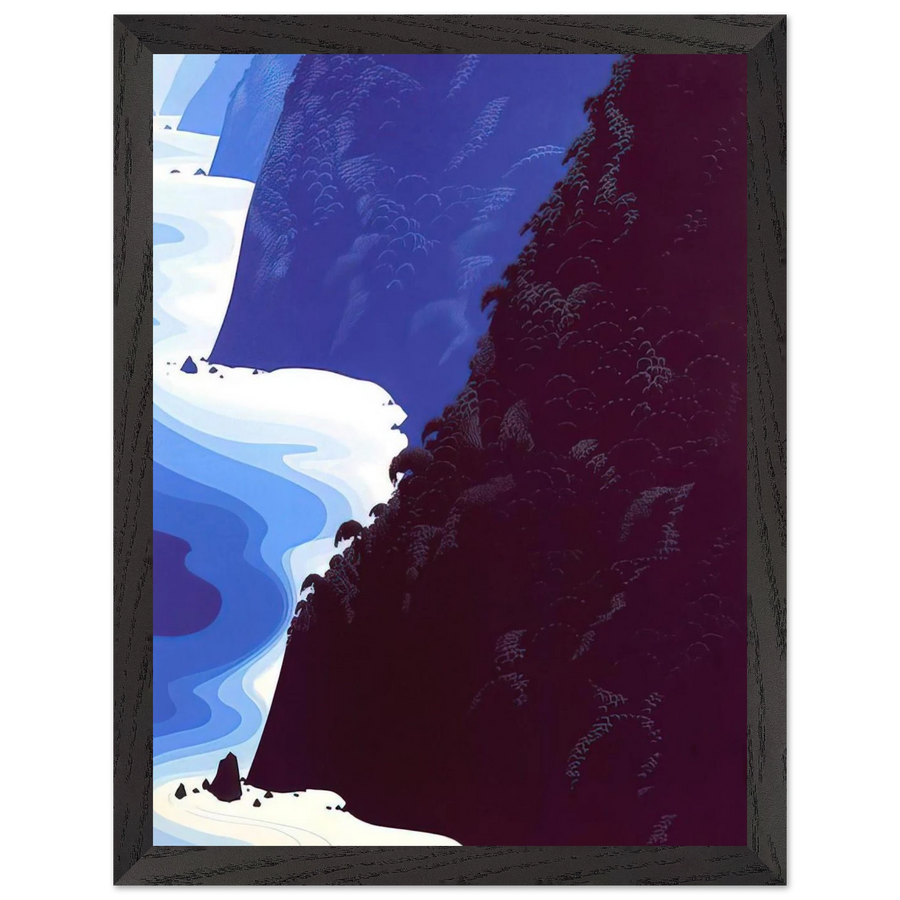 Blue Big Sur by Eyvind Earle — Framed art print at Zephyeer