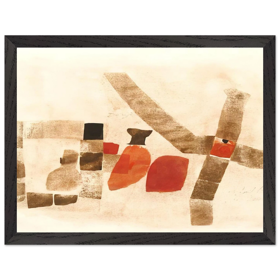 Dongo - 1964 by Julius Bissier — Framed art print at Zephyeer