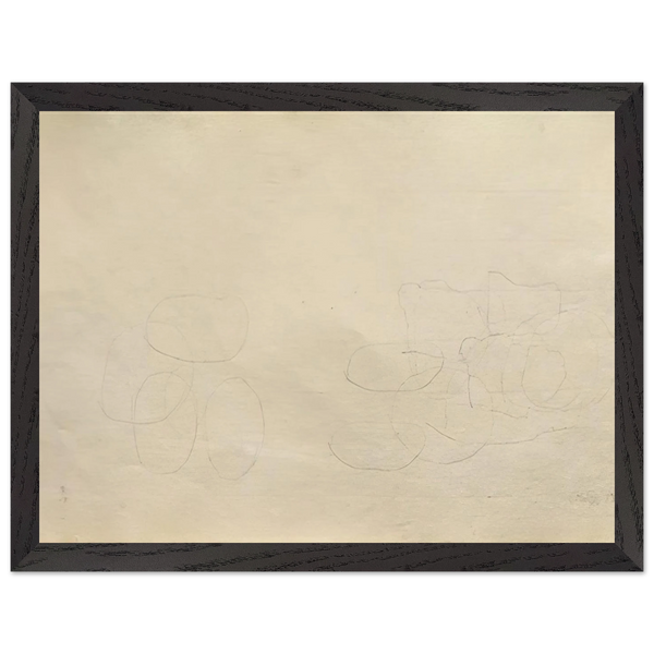 R5 - Abstract Expressionism by John Cage — Framed art print at Zephyeer