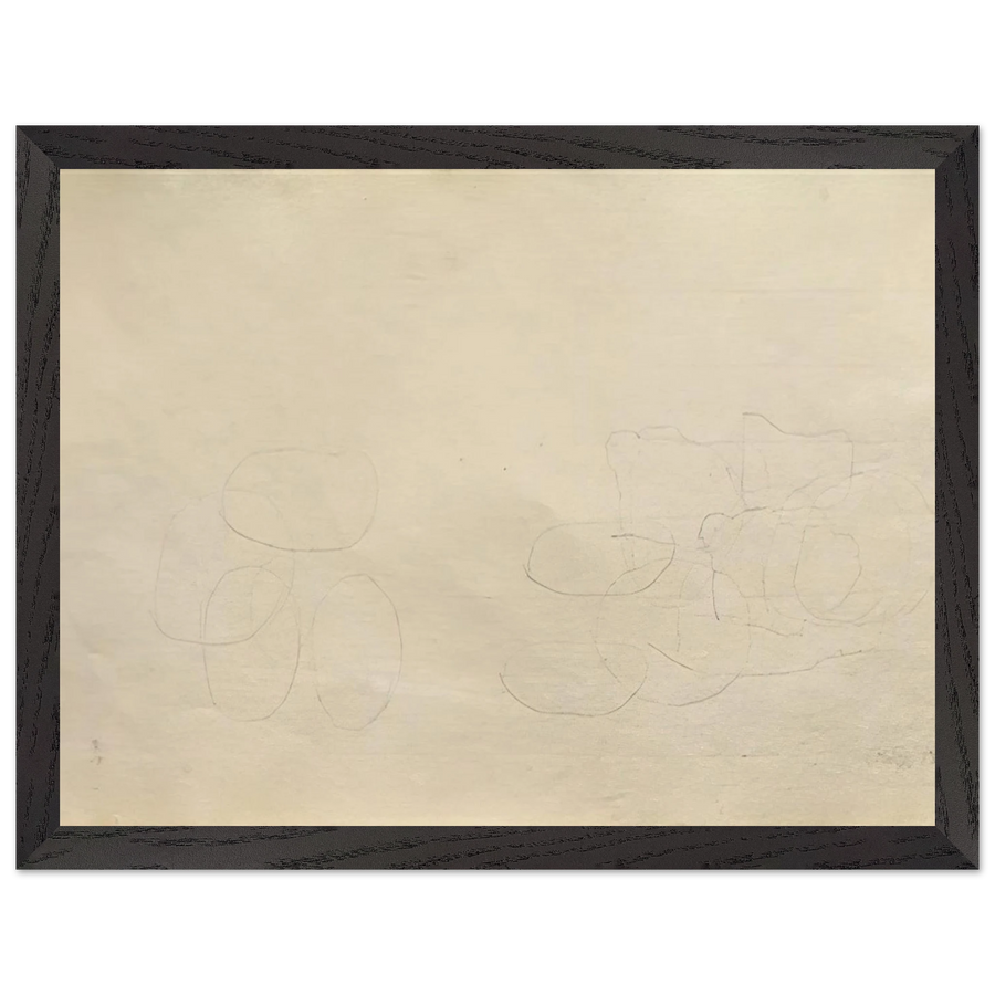 R5 - Abstract Expressionism by John Cage — Framed art print at Zephyeer