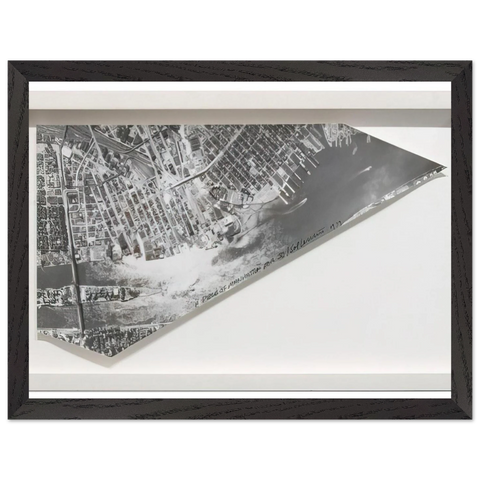 A Piece of Manhattan by Sol LeWitt — Framed art print at Zephyeer